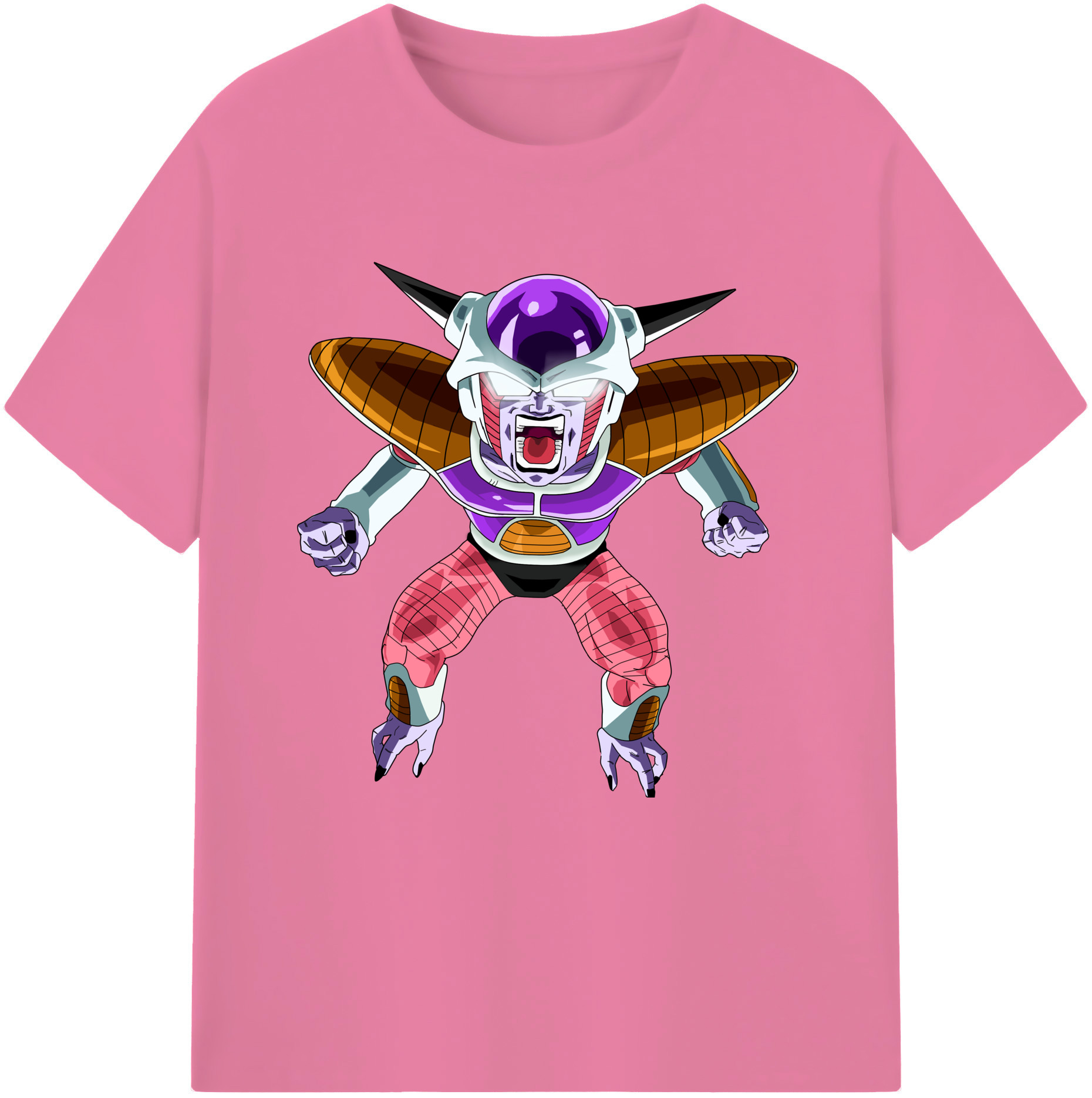 （画像用） ドラゴンボール フリーザ DRAGON BALL Frieza 綿100％半袖Tシャツ（フロントプリント）